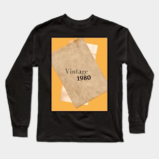 Vintage 1980 Long Sleeve T-Shirt